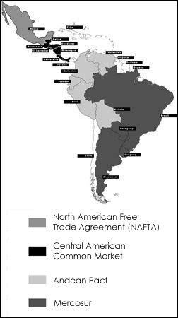 Panorama commerciale america latina