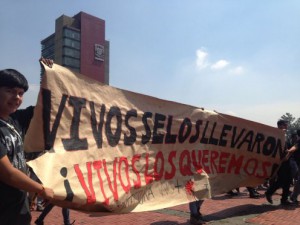 Ayotzinapa cartel unam1