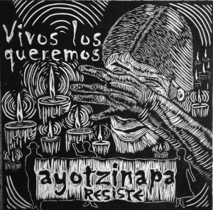 Ayotzinapa resiste cartello