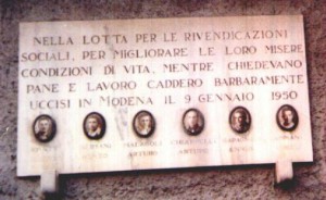 Morti di Modena 1950