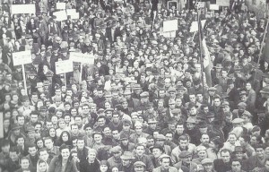 30 gennaio 1948. Manifestazione di solidarietà con i lavoratori della "Barbieri & Burzi"