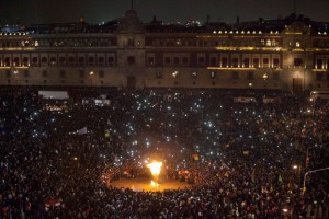 Zocalo fiamme