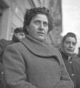 In sciopero alla Casaralta (anni '50).