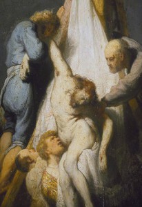 The descent from the cross, by Rembrandt
